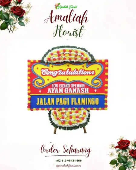 Sewa Papan Bunga Padang Harapan