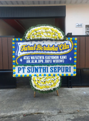 Papan Bunga Duka di Padang Harapan